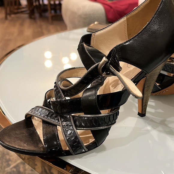 Coach Evie strappy leather pumps sz 7 - Picture 4 of 6